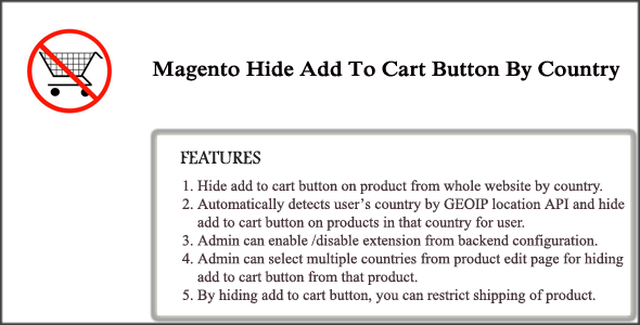 Magento Hide Add To Cart Button By Country