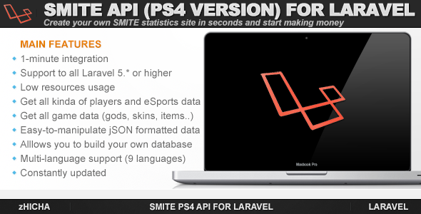 Smite PS4 API for Laravel