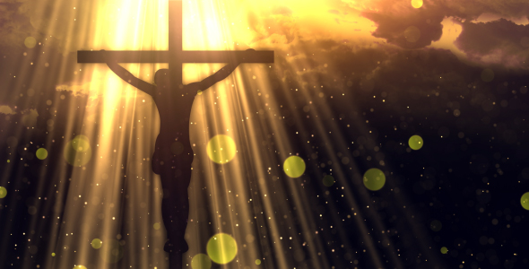 Worship Background - Christ on Cross