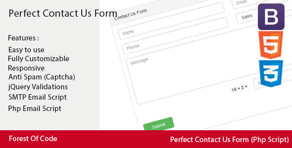 Perfect Contact Us Form