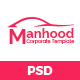 Manhood- Corporate PSD Template - ThemeForest Item for Sale