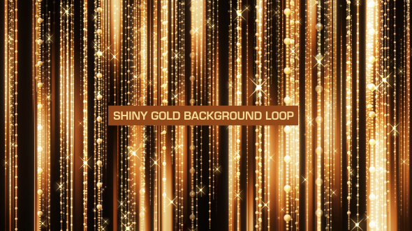 Shiny Gold Background Loop