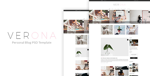 Verona - Personal Blog PSD Template