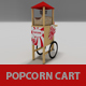 Popcorn cart - 3DOcean Item for Sale