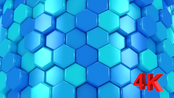 Animated Honeycombs Changes Color