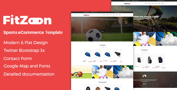 Fitzoon - Sports Shop HTML Template