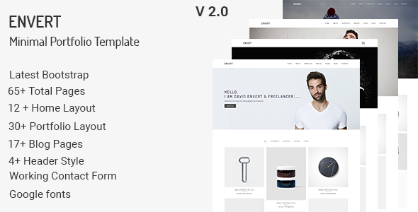 Envert - Minimal Portfolio HTML Template