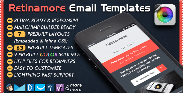 Retinamore - Responsive Email Newsletter Template