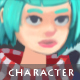 Female Lancer - Character Sprite - GraphicRiver Item for Sale
