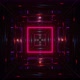 3d render illustration beautiful Abstract Square Tunnel with Neon Light Lines - VideoHive Item for Sale