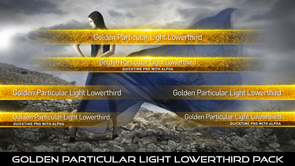 Golden Particular Light Lowerthird Pack alt