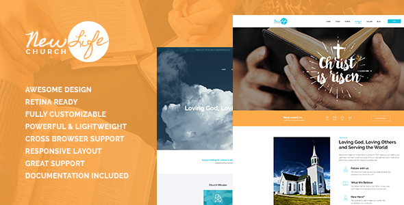 New Life | Church & Religion Site Template