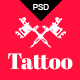 Tattoo - Tattoo Studio PSD Template - ThemeForest Item for Sale
