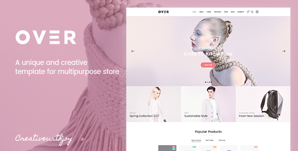 Over - Multi-Purpose eCommerce PSD Template