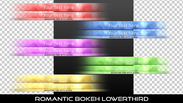 Romantic Bokeh Lowerthird