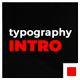 Typography Intro - VideoHive Item for Sale