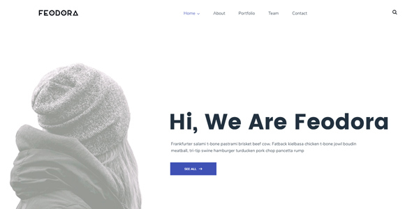 Feodora Creative HTML5 Template