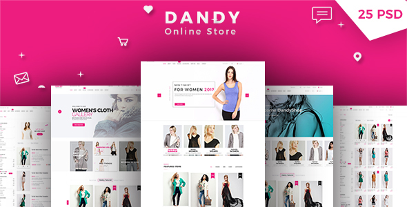 DANDY - Multi-Purpose eCommerce PSD Template