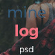 minelog Personal Blog PSD Template - ThemeForest Item for Sale