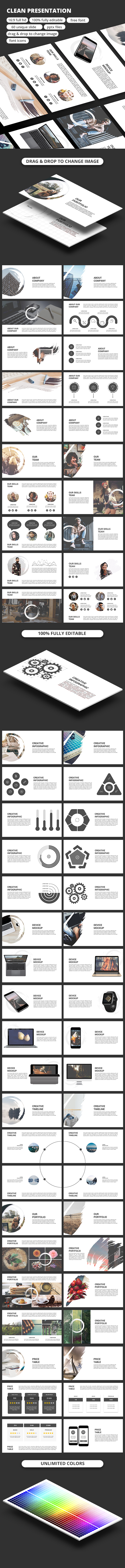 Clean PowerPoint Templates