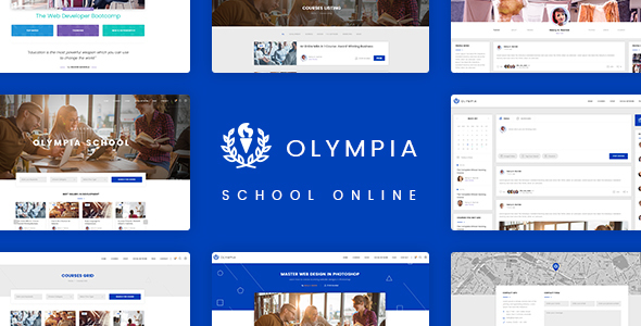 Olympia - School Online PSD Template