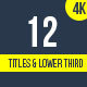 12 Titles Lower Third - VideoHive Item for Sale