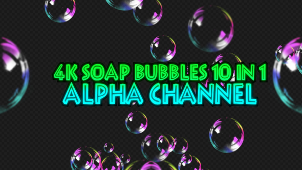 4K Soap Bubbles Pack V2 10 in 1 alt