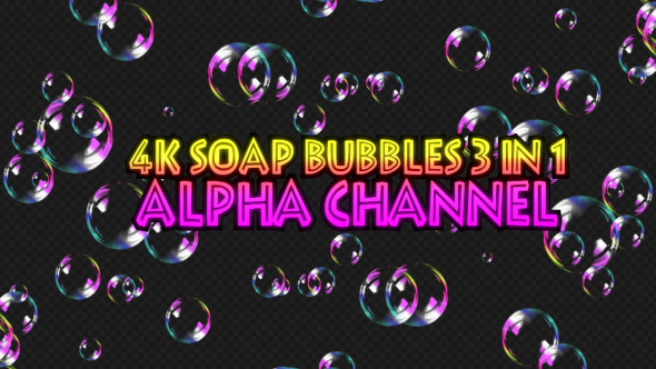4K Soap Bubbles Pack V3 3 in 1 alt