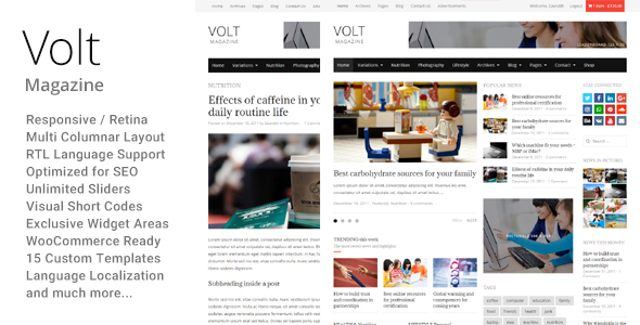 Volt - WordPress - temat gazety