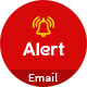 Alert- Notification Email Template PSD - GraphicRiver Item for Sale