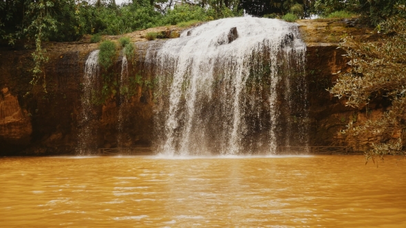 Waterfall Prenn Near Dalat, Vietnam