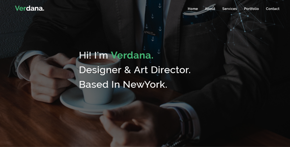 Verdana - Responsive Personal / portfolio template