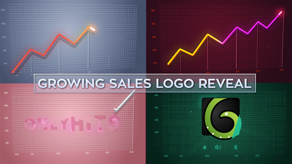Growing Sales Logo Reveal