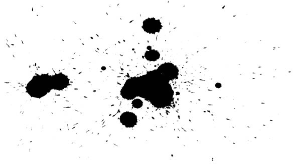 Ink Drops on Dry Paper 02