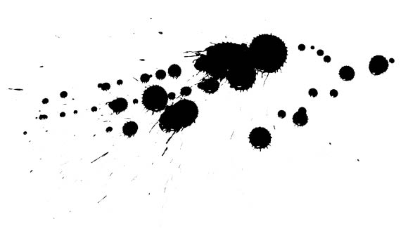 Ink Drops on Dry Paper 30
