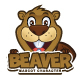 Beaver Mascot Character - GraphicRiver Item for Sale