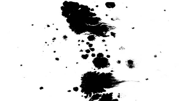 Many Ink Drops on Wet Paper 07