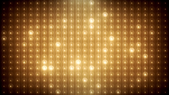 Gold Glitter Led Animated VJ Background