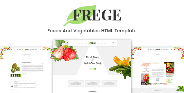 Frege - Food Shop HTML Template