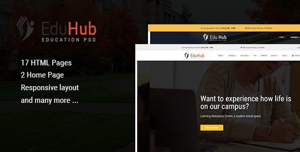 Edu Hub - College & Education HTML Template