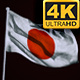 Japan Flag 4K - VideoHive Item for Sale