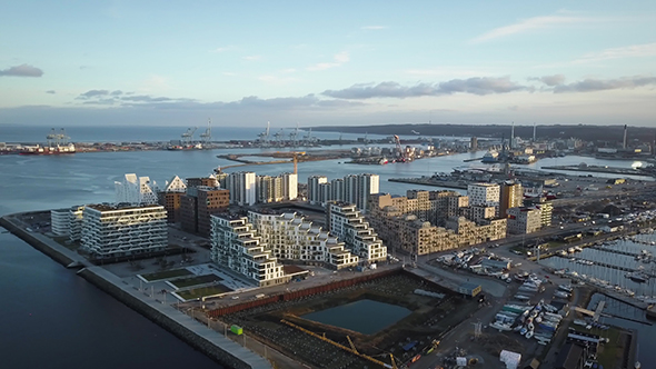 Aarhus Docklands In Denmark