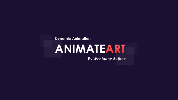 Animate Art - A Video Slideshow