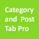 Category and Post Tab Pro - CodeCanyon Item for Sale