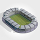 Lowpoly Stadium - 3DOcean Item for Sale