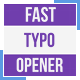 Fast Typo Opener - VideoHive Item for Sale