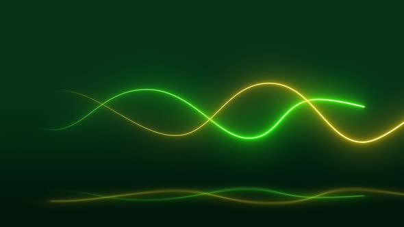 Neon Lights Glowing Lines Loop Abstract 4K Moving Wallpaper Background