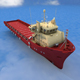 Supply Vessel - 3DOcean Item for Sale