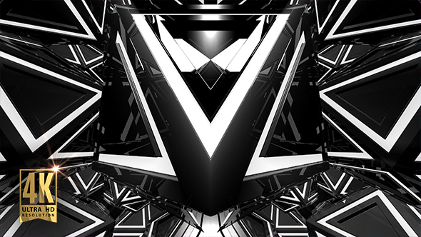 VJ 4K Strobe 3D Shapes