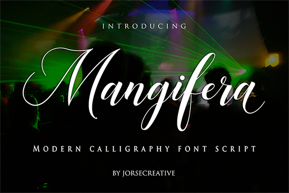 Mangifera Font Script